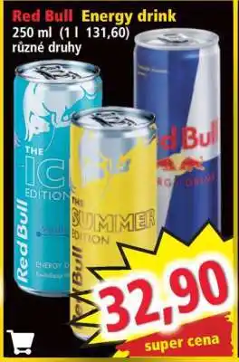 Norma Red Bull energy drink nabídka
