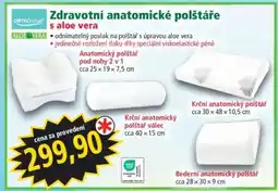 Norma Zdravotní anatomické polštáře s aloe vera nabídka