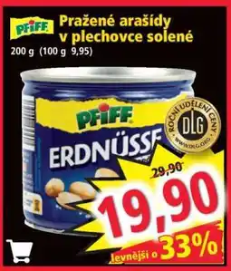 Norma Pražené arašídy v plechovce solené nabídka