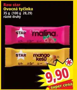 Norma Raw star Ovocná tyčinka nabídka