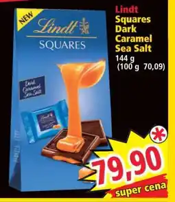 Norma Lindt Squares Dark Caramel Sea Salt nabídka