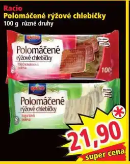 Norma RACIO Polomáčené rýžové chlebíčky nabídka