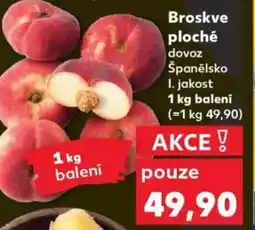 Kaufland Broskve ploché nabídka