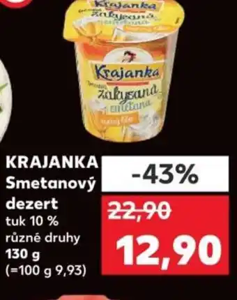 Kaufland KRAJANKA Smetanový dezert nabídka
