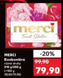 Kaufland MERCI Bonboniéra nabídka