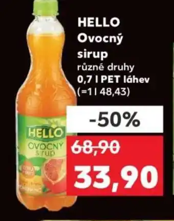 HELLO Ovocný sirup