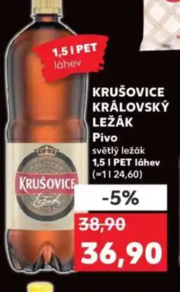 Kaufland KRUŠOVICE KRÁLOVSKÝ LEŽÁK Pivo nabídka