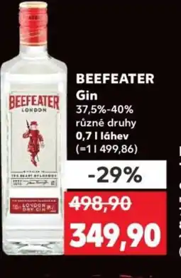 Kaufland BEEFEATER Gin nabídka