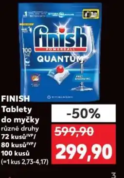 Kaufland FINISH Tablety do myčky nabídka