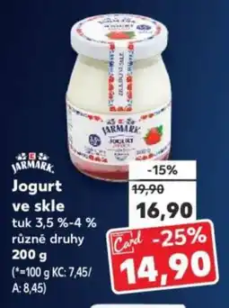 Kaufland Jogurt ve skle nabídka