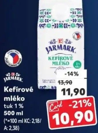 Kaufland Kefírové mléko nabídka