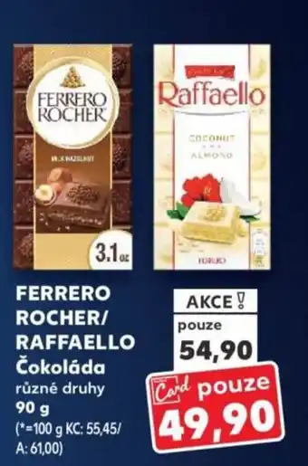 Kaufland FERRERO ROCHER/ RAFFAELLO Čokoláda nabídka