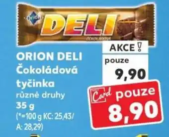 Kaufland ORION DELI Čokoládová tyčinka nabídka