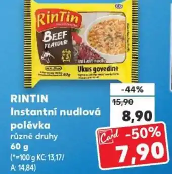 Kaufland RINTIN Instantní nudlová polévka nabídka
