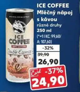 Kaufland ICE COFFEE Mléčný nápoj s kávou nabídka