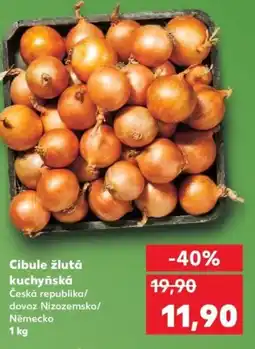 Kaufland Cibule žlutá kuchyňská nabídka