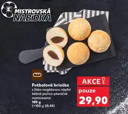 Kaufland Fotbalová brioška nabídka