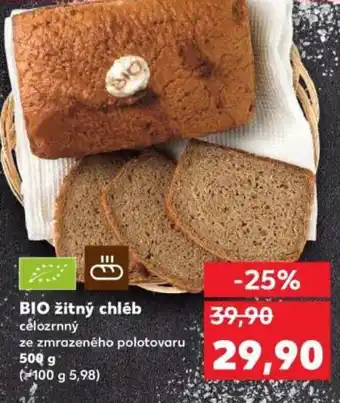 Kaufland BIO žitný chléb nabídka