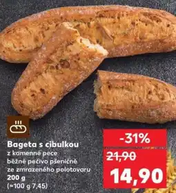 Kaufland Bageta s cibulkou nabídka