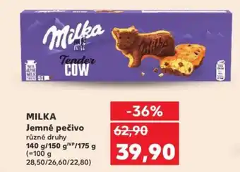 Kaufland MILKA Jemné pečivo nabídka