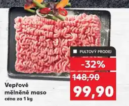 Kaufland Vepřové mělněné maso nabídka