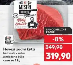 Kaufland Hovězí zadní kýta nabídka