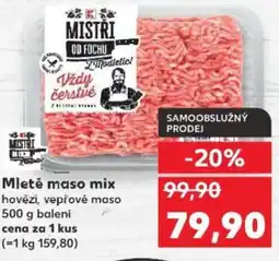 Kaufland Mleté maso mix nabídka