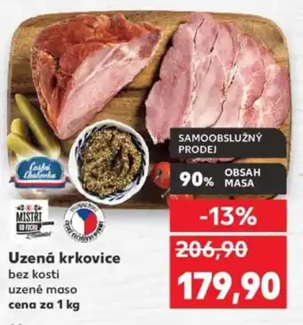 Kaufland Uzená krkovice nabídka