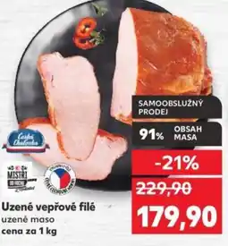 Kaufland Uzené vepřové filé nabídka