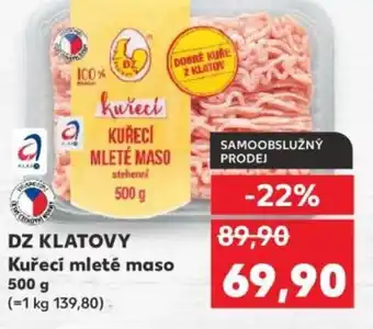 Kaufland DZ KLATOVY Kuřecí mleté maso nabídka