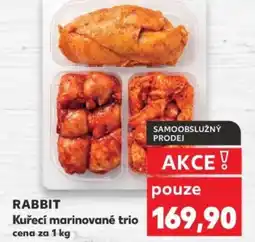 Kaufland RABBIT Kuřecí marinované trio nabídka