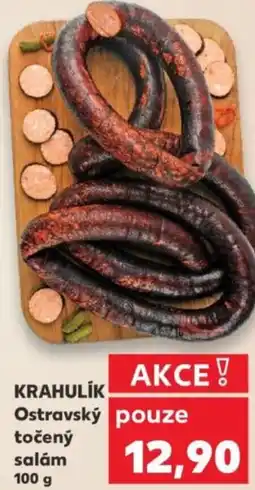 Kaufland Krahulik ostravský točený salám nabídka