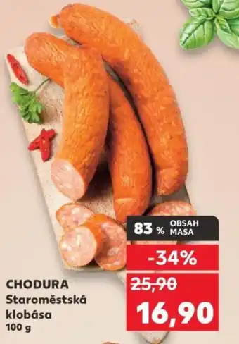 Kaufland Chodura staroměstská klobása nabídka