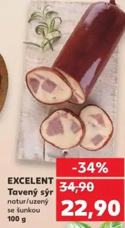 Kaufland Excelent tavený sýr natur/uzený se šunkou nabídka