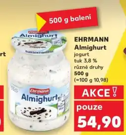 Kaufland EHRMANN Almighurt jogurt tuk 3,8% nabídka