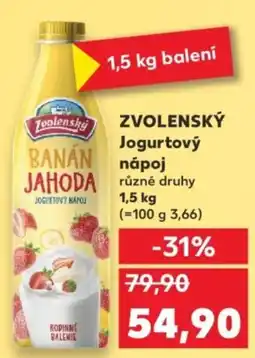 Kaufland ZVOLENSKÝ Jogurtový nápoj nabídka