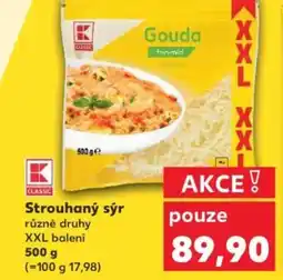 Kaufland Strouhaný sýr nabídka