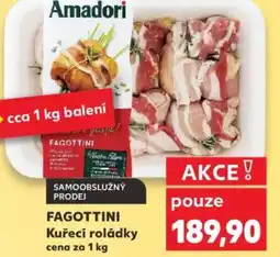 Kaufland FAGOTTINI Kuřecí roládky nabídka