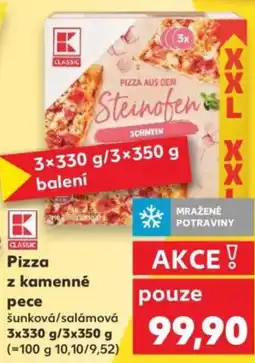 Kaufland Pizza z kamenné pece nabídka