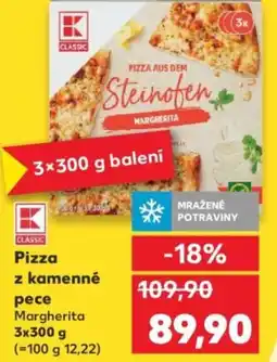Kaufland Pizza z kamenné pece Margherita nabídka