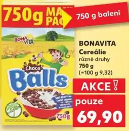 Kaufland BONAVITA Cereálie nabídka