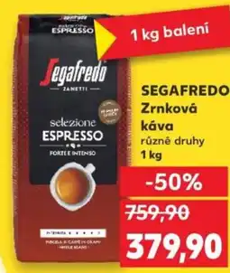 Kaufland SEGAFREDO Zrnková Κάνα nabídka