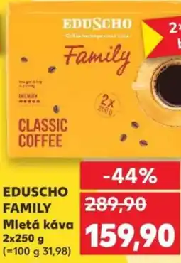 Kaufland EDUSCHO FAMILY Mletá káva nabídka