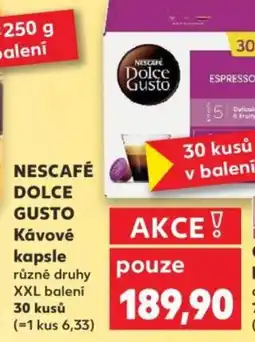 Kaufland NESCAFÉ DOLCE GUSTO Κάνονε kapsle nabídka
