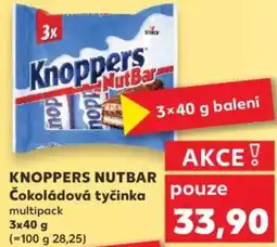 Kaufland KNOPPERS NUTBAR Čokoládová tyčinka nabídka