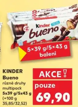 Kaufland KINDER Bueno nabídka