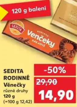 Kaufland SEDITA RODINNÉ Věnečky nabídka