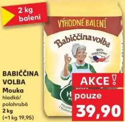 Kaufland BABIČČINA VOLBA Mouka nabídka
