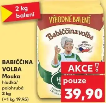 Kaufland BABIČČINA VOLBA Mouka nabídka