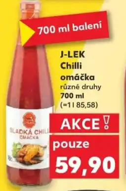 Kaufland J-LEK Chilli omáčka nabídka